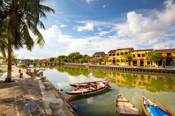 edificio tradicional en la ciudad de Hoi An en Vietnam